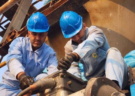 اورهال ۱۳روزه شیپ‌لودر ۱۸ساله؛ تجهیز استراتژیک صادرات اوره پردیس نوسازی شد