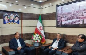 دیدار مدیرعامل پتروشیمی‌های سبلان و پادجم با فرماندار عسلویه/ تأکید دکتر پاسالار بر اشتغال نیروهای بومی و اجرای مؤثر مسئولیت‌های اجتماعی