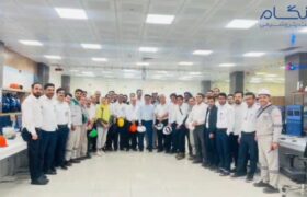 فلر واحد اوره پتروشیمی هنگام روشن شد