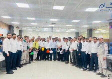 فلر واحد اوره پتروشیمی هنگام روشن شد