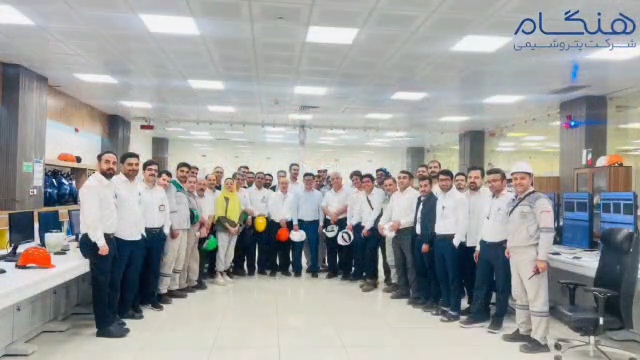 فلر واحد اوره پتروشیمی هنگام روشن شد