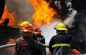 مهار سریع آتش‌سوزی در پتروشیمی «آبادان»