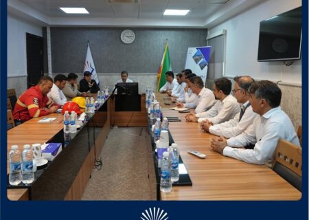 کمیته مدیریت شرایط اضطراری در پتروشیمی مروارید به‌دلیل بارندگی و احتمال سیلاب