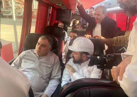 بازدید وزیر نفت از پتروپالایش کنگان؛ تأیید عملی مسیر توسعه‌ای فلاحیان