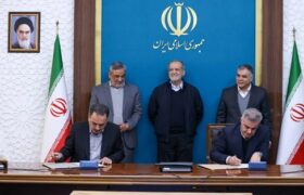 تجهیز ناوگان حفاری پترو ایران به دکل خشکی؛ امضای توافقنامه راهبردی برای تامین دکلهای ۲۰۰۰ اسب بخار در حضور رییس جمهور