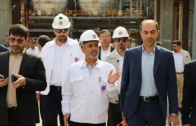 بازدید مشاور وزیر و رئیس مرکز حراست وزارت تعاون، کار و رفاه اجتماعی از شرکت توسعه پلیمر پادجم