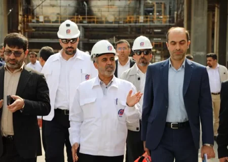 بازدید مشاور وزیر و رئیس مرکز حراست وزارت تعاون، کار و رفاه اجتماعی از شرکت توسعه پلیمر پادجم