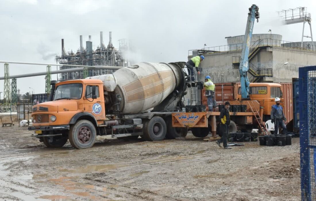 بتنریزی پروژه كولینگ هیبریدی در پتروشیمی تبریز