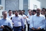 بازدید وزیر تعاون، کار و رفاه اجتماعی از بخشهای آسیبدیده از جنگ پتروشیمی جم