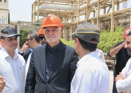 حضور میدانی مدیرعامل پتروشیمی مروارید در واحدهای تولیدی مجتمع