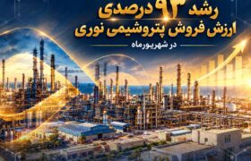 رشد ۹۳ درصدی ارزش فروش پتروشیمی نوری در شهریورماه